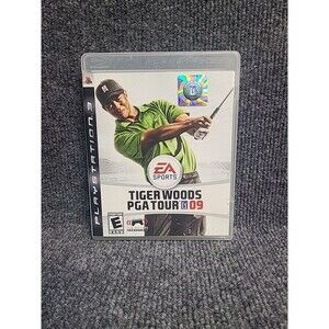 PS3 Tiger Woods PGA Tour 09 Playstation 3 Complete CIB  Golf Tested